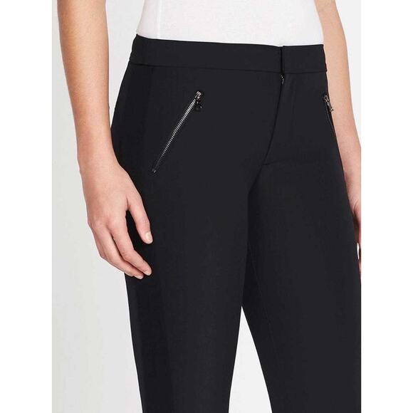 Rebecca Taylor Ava Techy Pants in Black Tuxedo Crop - Picture 14 of 14